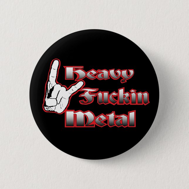 Heavy Metal Button (Front)