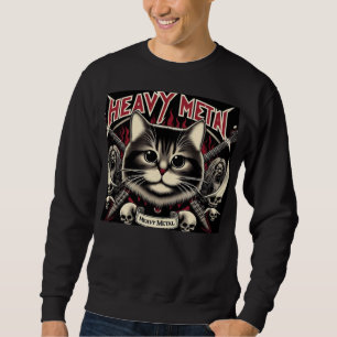 Heavy Metal Cat Sweatshirt