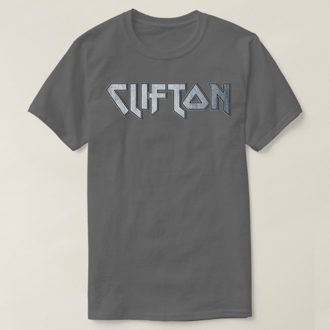 Heavy metal Clifton T-Shirt (Design Front)