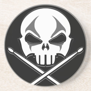 Heavy Metal Coaster Rock & Roll Drummer Coasters