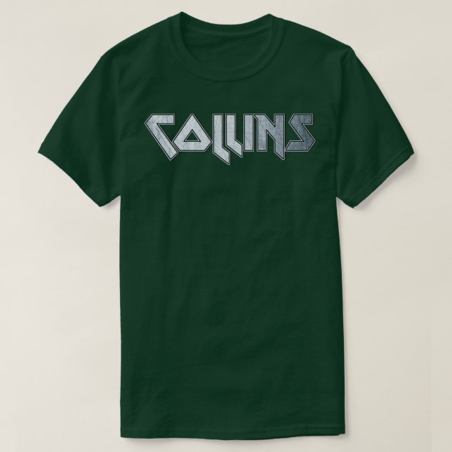 Heavy metal Collins T-Shirt (Design Front)