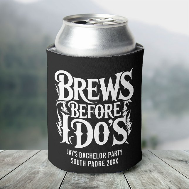 Heavy Metal Custom Bachelor Party Rock N' Roll Can Cooler (Creator Uploaded)