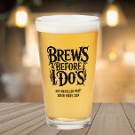 Heavy Metal Custom Bachelor Party Rock N' Roll Glass<br><div class="desc">Rock the night! This custom pint glass is the ultimate bachelor party favour: heavy metal vibes,  cold brews,  and a keepsake for every groomsman.</div>