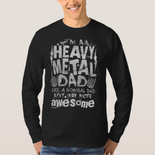 Heavy Metal Dad Punk Rock Music T-Shirt