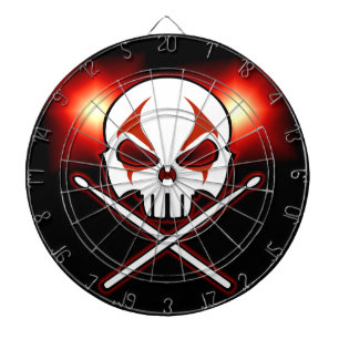 Heavy Metal Dartboard Cool Rock & Roll Dartboard