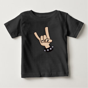 Heavy Metal Devil Horns Baby T-Shirt