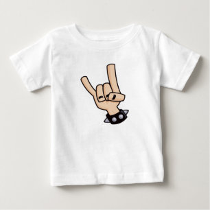 Heavy Metal Devil Horns Baby T-Shirt