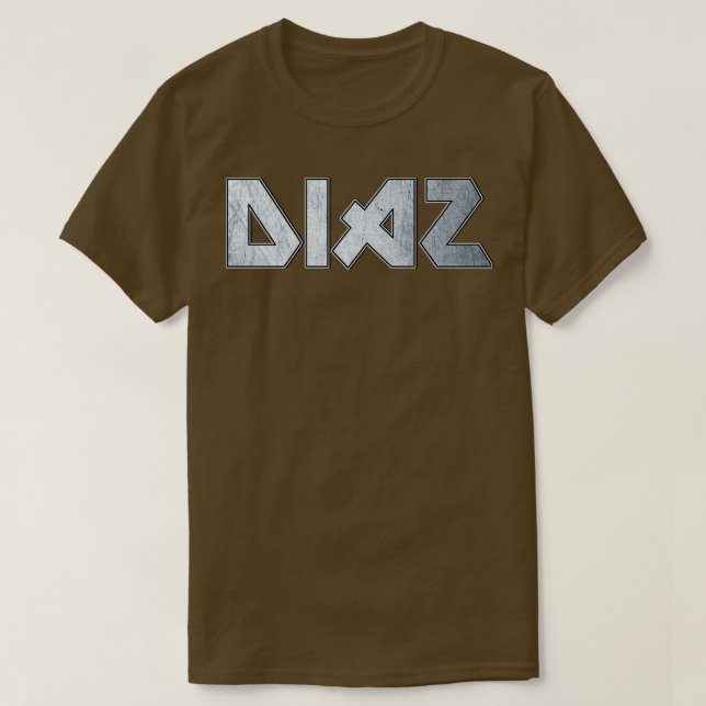 Heavy metal Diaz T-Shirt (Design Front)