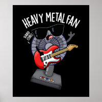 Heavy Metal Fan Funny Music Pun Dark BG