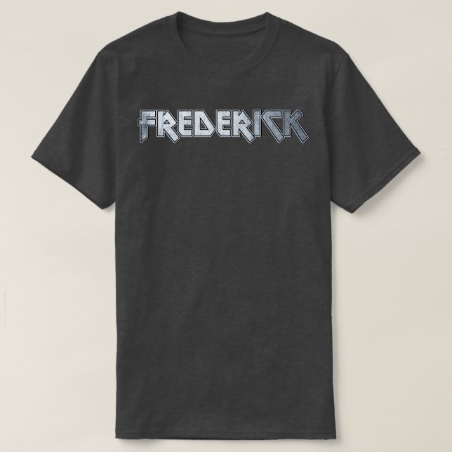 Heavy metal Frederick T-Shirt (Design Front)