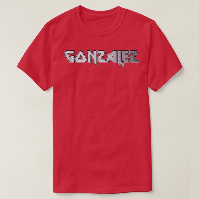 Heavy metal Gonzalez T-Shirt (Design Front)