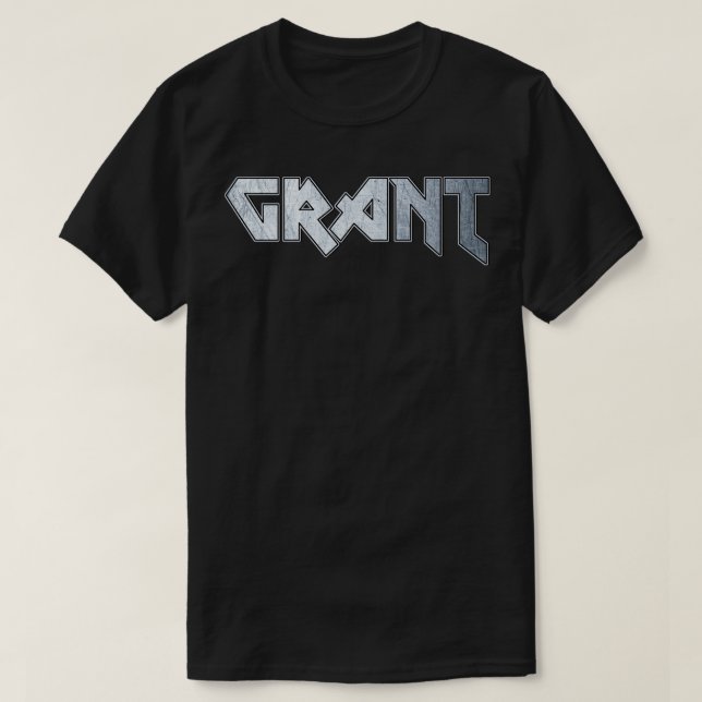 Heavy metal Grant T-Shirt (Design Front)