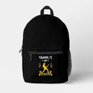 Heavy Metal Guitar Legend Printed Backpack