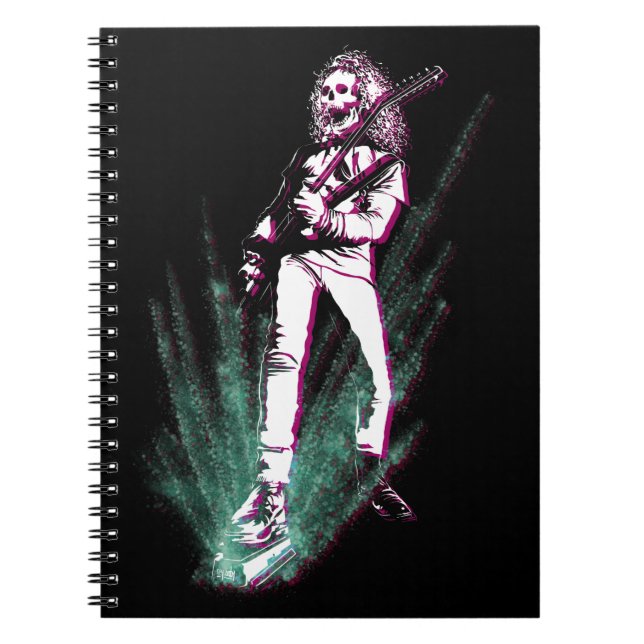 Heavy Metal Guitar Player Notebook (Front)