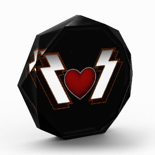 Heavy Metal Heart Photo Block