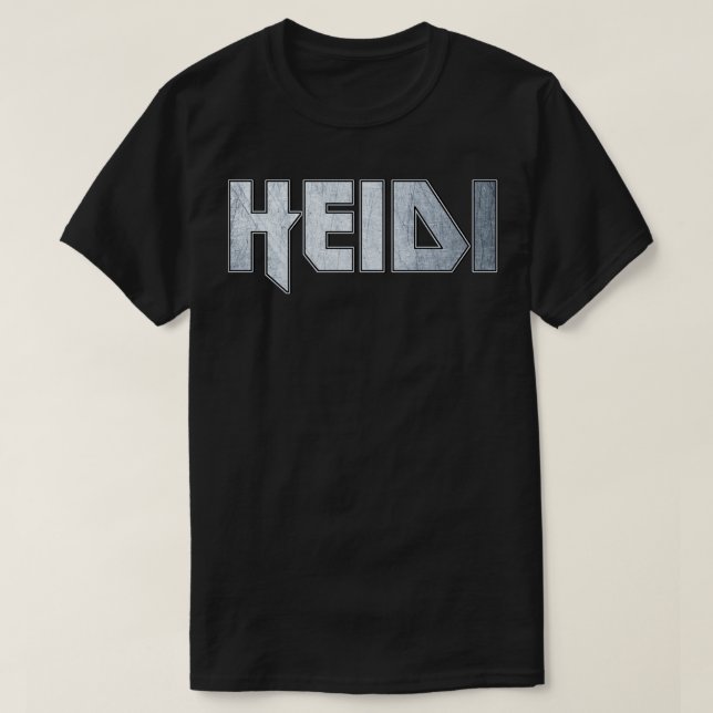 Heavy metal Heidi T-Shirt (Design Front)