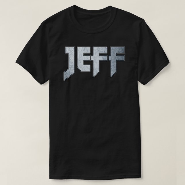 Heavy metal Jeff T-Shirt (Design Front)