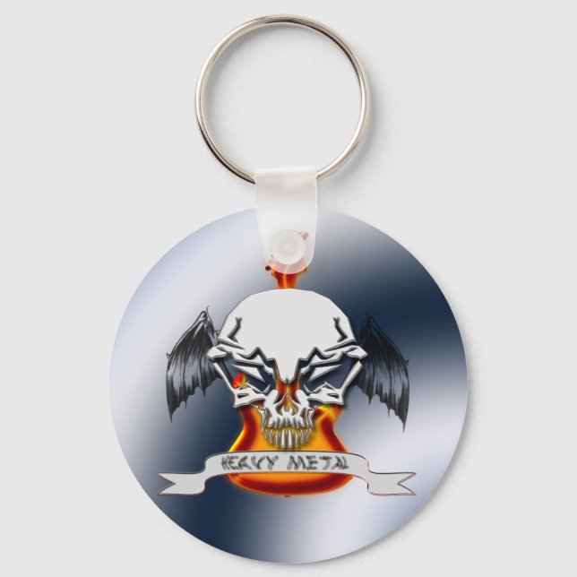 Heavy Metal Key Ring (Front)