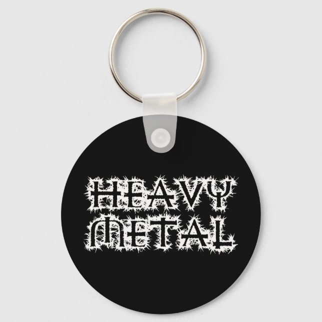 Heavy Metal Key Ring (Front)