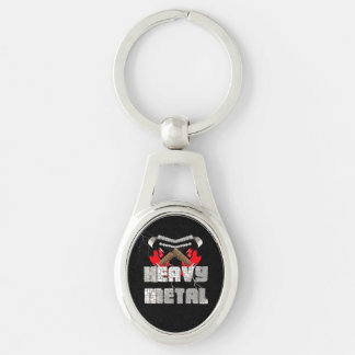 Heavy metal key ring