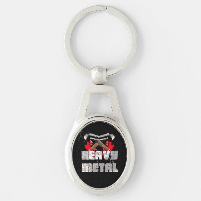 Heavy metal key ring (Front)