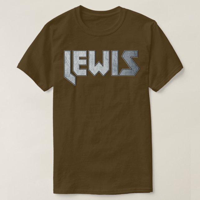 Heavy metal Lewis T-Shirt (Design Front)