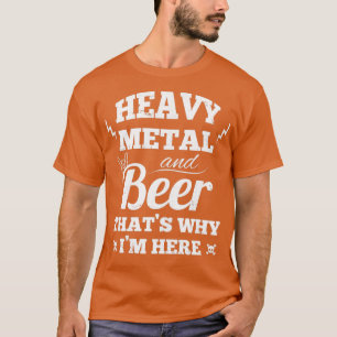 Heavy metal music and beer  T-Shirt
