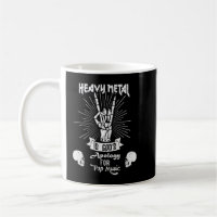 Heavy Metal Music is God's Apology Funny Pun Gift