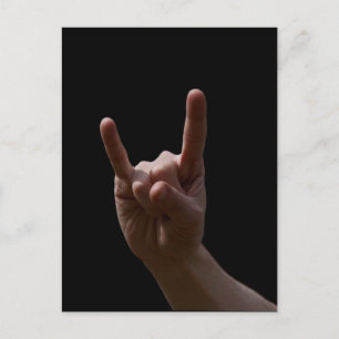 heavy metal postcard