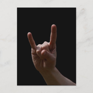 heavy metal postcard