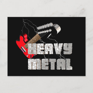 Heavy metal postcard
