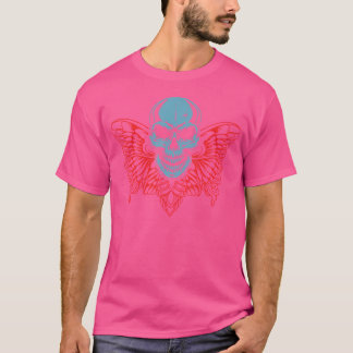 Heavy Metal Skull Butterfly T-Shirt