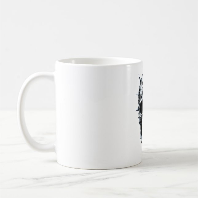  Heavy Metal Skull  Coffee Mug (Left)
