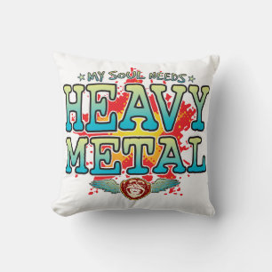 Heavy Metal Soul T-Shirt Cushion