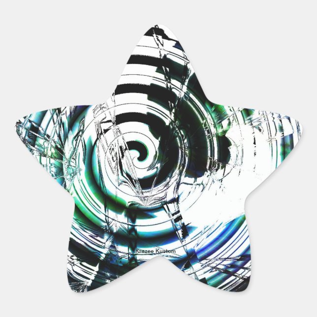Heavy Metal Star Sticker (Front)