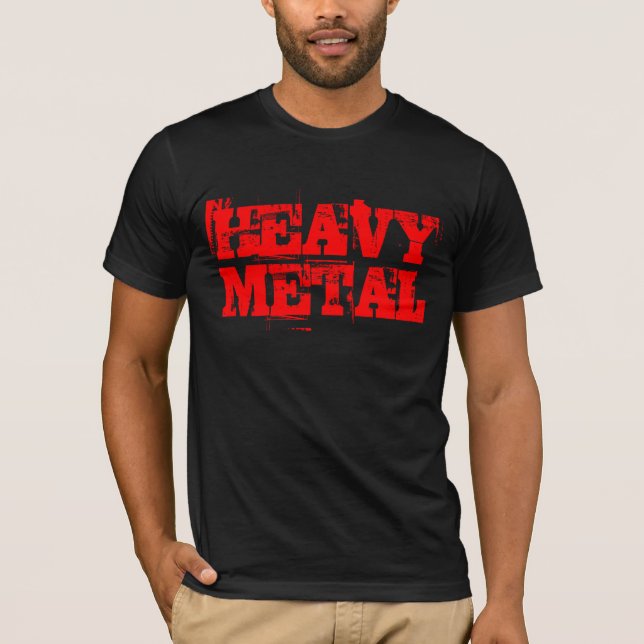Heavy Metal T-Shirt - Heavy Metal Rock T-Shirts (Front)