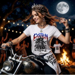 Heavy Metal Witch Bachelorette Party Last Ride Tri-Blend Shirt