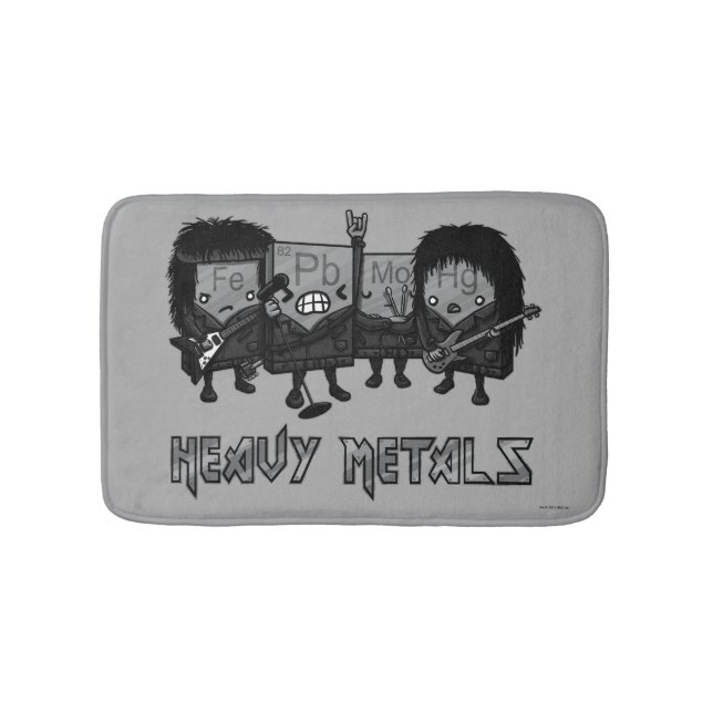 Heavy Metals Bath Mat (Front)