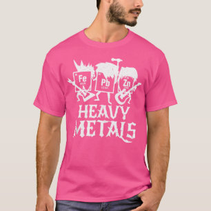 Heavy Metals Funny Periodic Table Chemistry T-Shirt