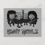 Heavy Metals Postcard<br><div class="desc">For fans of heavy metal and science geeks!</div>