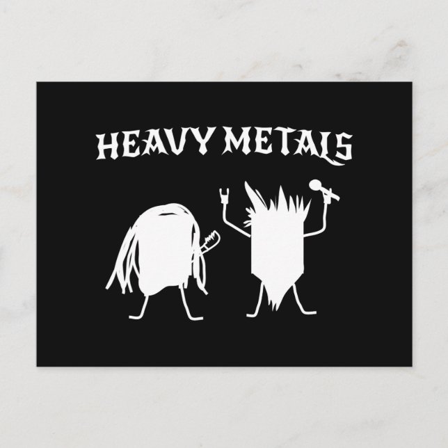 Heavy Metals Postcard (Front)