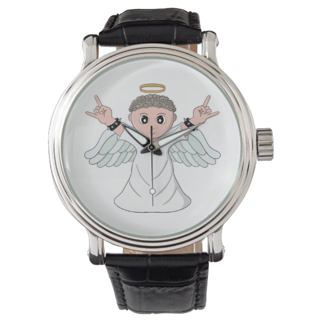 Heavy Music Loving Angel Watch (Front)