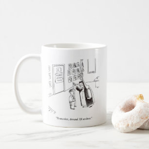 Heavy Nun Dancing right hand cartoon mug