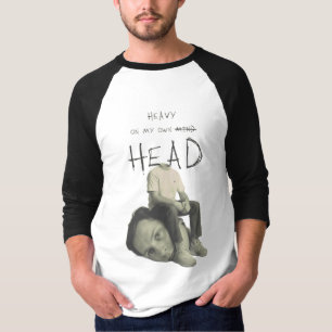 Heavy On My Own Head Surreal Retro Design T-Shirt