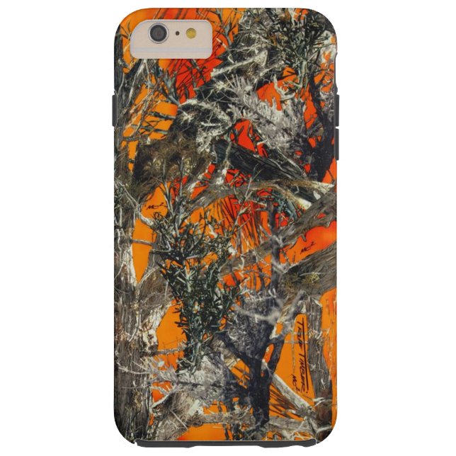 Heavy Orange Camo Case-Mate iPhone Case (Back)