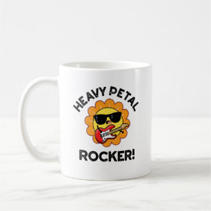 Heavy Petal Rocker Funny Flower Pun Coffee Mug
