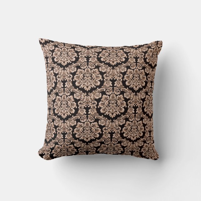 Heavy purple brocade, abstract background. cushion (Front)