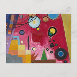 Heavy Red, 1924 by Wassily Kandinsky Postcard