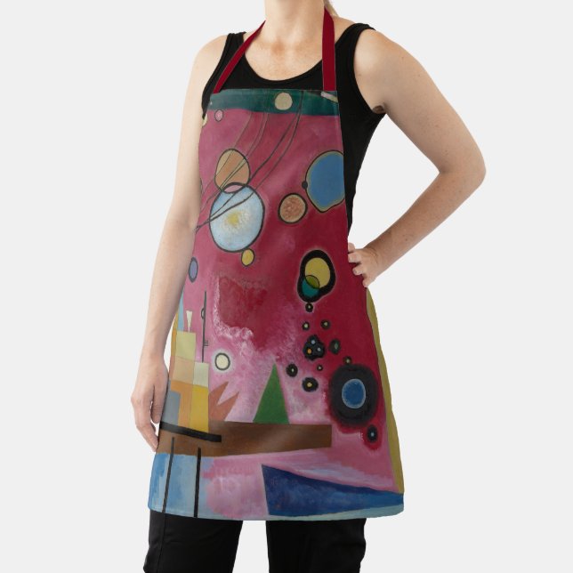 Heavy Red by Wassily Kandinsky Apron (Insitu)