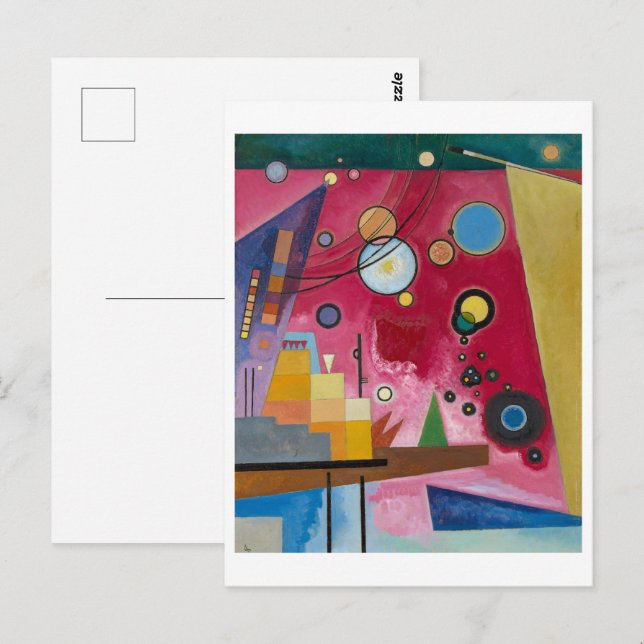 Heavy Red | Kandinsky | Postcard (Front/Back)